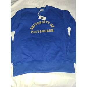 University of Pittsburgh Sweatshirt Hillflint Mens XXL Blue Cotton Pitt Panthers